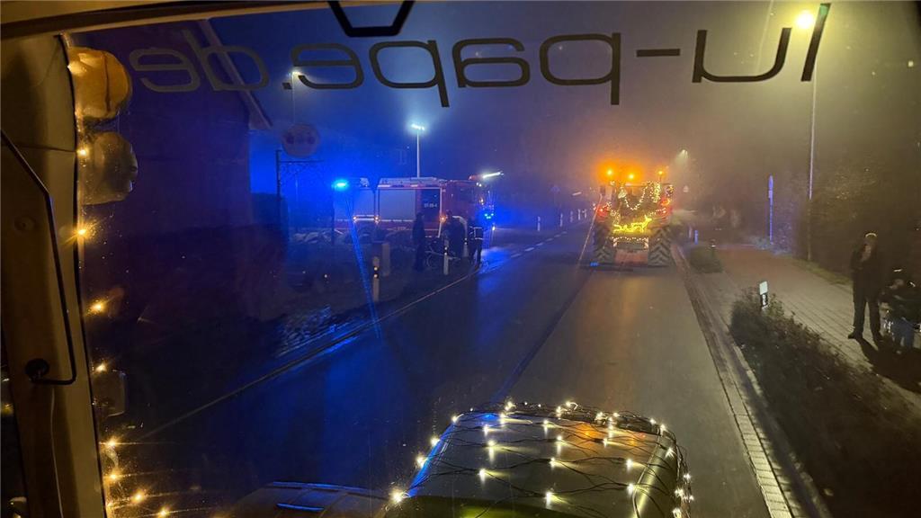 Blick aus einer Fahrerkabine.