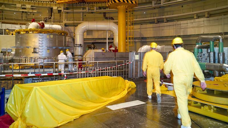 AKW-Milliardenauftrag in Tschechien geht nach Südkorea Blick in das tschechische Atomkraftwerk Temelin: Tschechien setzt weiter auf Atomkraft und will neue Reaktorblöcke bauen. (Archivbild)