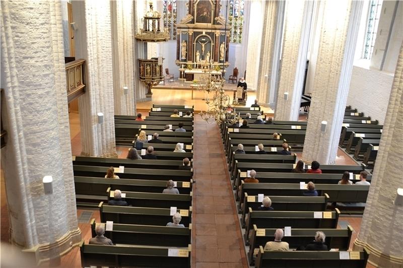 Blick in die St. Wilhadi-Kirche in Stade. Archivfoto: Helfferich