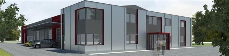 Blick in die Zukunft: So wird der Neubau im Sommer dieses Jahres aussehen. Visualisierung Wedemann Architekten