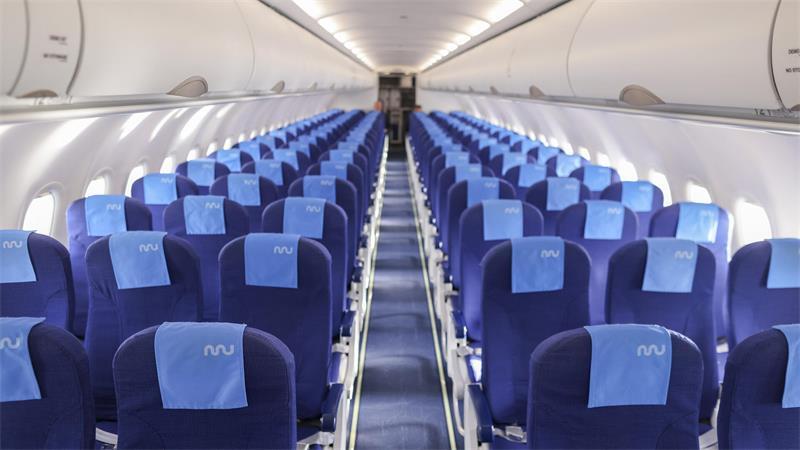 Airbus: Passagierzahl verdoppelt sich bis 2045 Blick in einem Airbus A320neo.