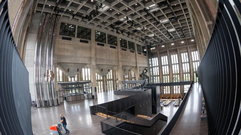 Kulturzentrum Bergson: 50.000 Besucher seit Eröffnung Blick ins Atrium des Bergson