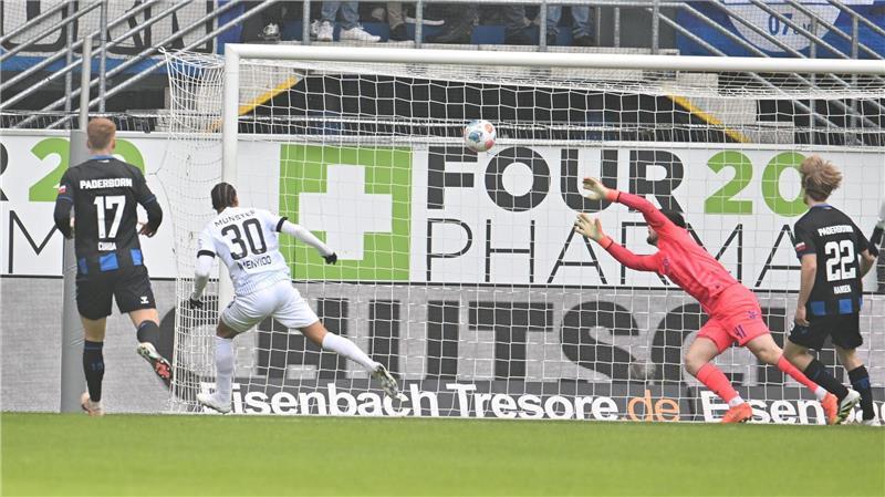 Blitzstart für Münster zum 1:0.