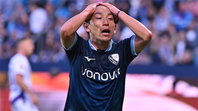 1:0 in Bochum: Erster Saisonsieg für Aufsteiger Osnabrück Bochums Koji Miyoshi ärgert sich über eine vergebene Torchance.