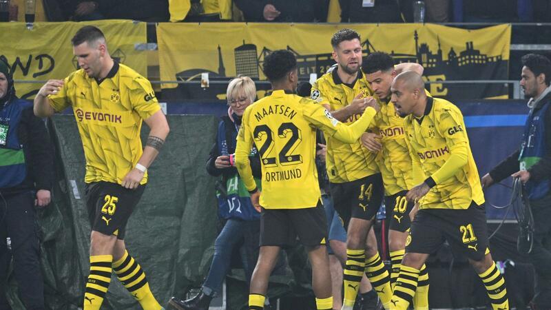 Borussia Dortmund zieht nach einem Sieg gegen PSV Eindhoven ins Champions-League-Viertelfinale ein.
