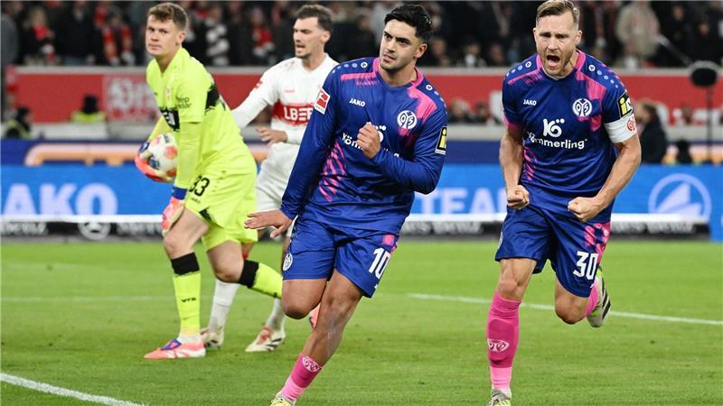 Nach medizinischem Notfall: VfB bezwingt Mainz mit 2:1 Brachte Mainz in Führung: Nadiem Amiri
