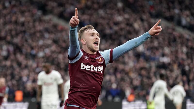 Manchester United wieder ohne Sieg und Tor: 0:2 bei West Ham Brachte West Ham gegen Manchester United in Führung: Jarrod Bowen.