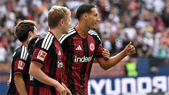 Brachte die Eintracht in Führung: Younes Ebnoutalib
