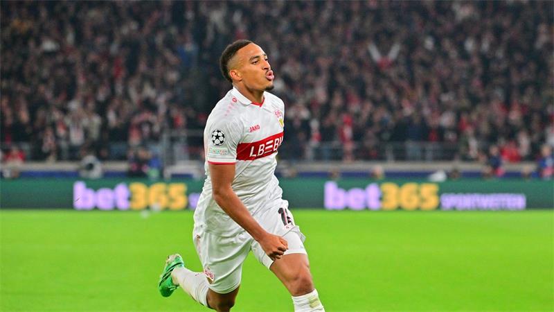 Brachte die Stuttgarter in Führung: Jamie Leweling.