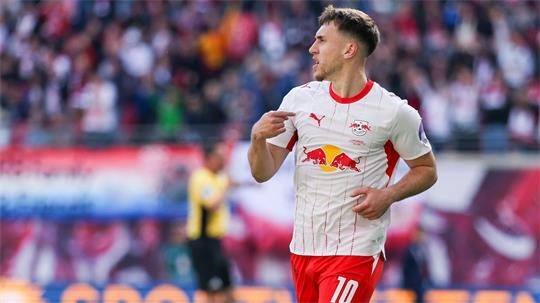 Brajan Gruda könnte RB Leipzig in Bremen fehlen. (Archivbild)