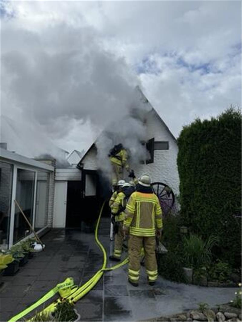 Brandbekämpfung.