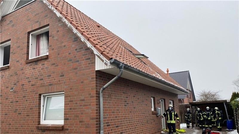 Brandort Schlüsselblumenweg: Hier brach am 2. Februar 2021 das Feuer aus. Foto: Polizei