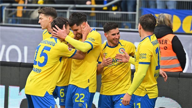 Braunschweiger Jubel gegen Düsseldorf.