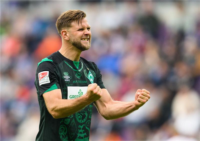 Bremer Freimarkt ohne Werder: Start in intensive Wochen Bremens Niclas Füllkrug jubelt nach seinem Tor.