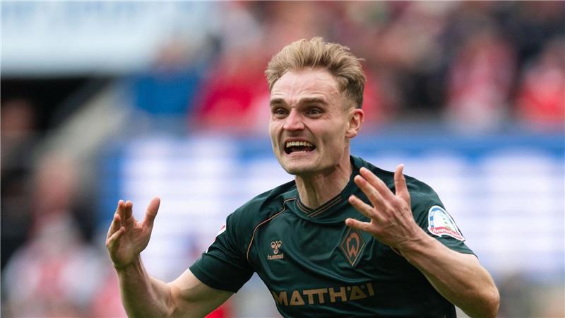 Bremer Frust: Abwehrspieler Amos Pieper bei der Niederlage in Köln.