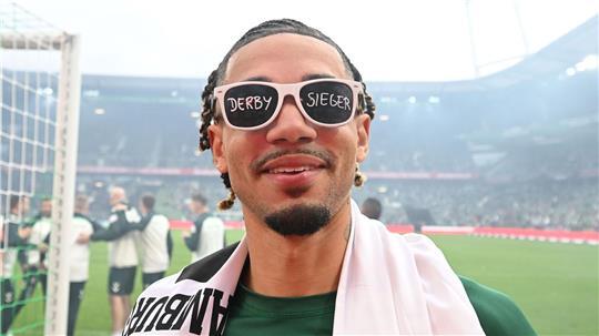 Bremer Jubel nach dem Derbysieg.