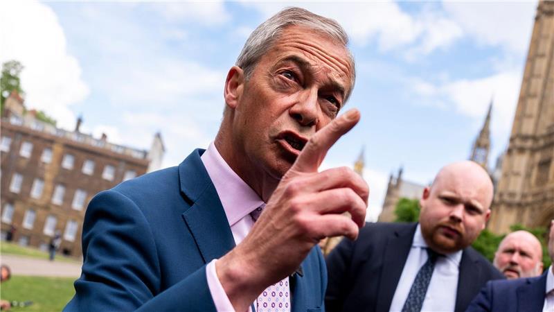 Brexit-Vorkämpfer Nigel Farage ist Profiteur der Labour-Krise. (Archivbild)
