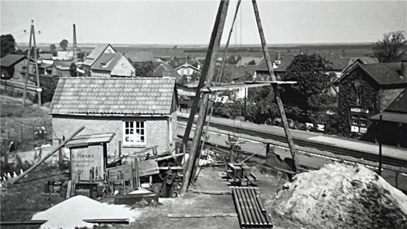 Brunnenbau am Wasserwerk in Horneburg.