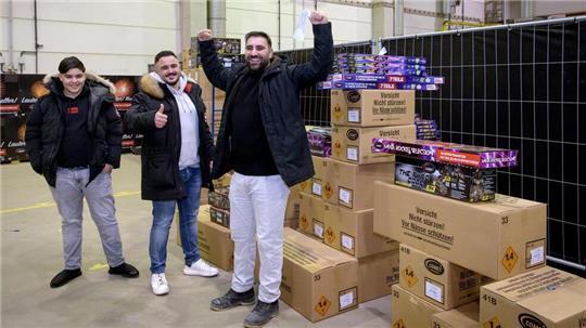 Bulut, Dogan und Özcan (von links) haben bei Comet mächtig abgeräumt.