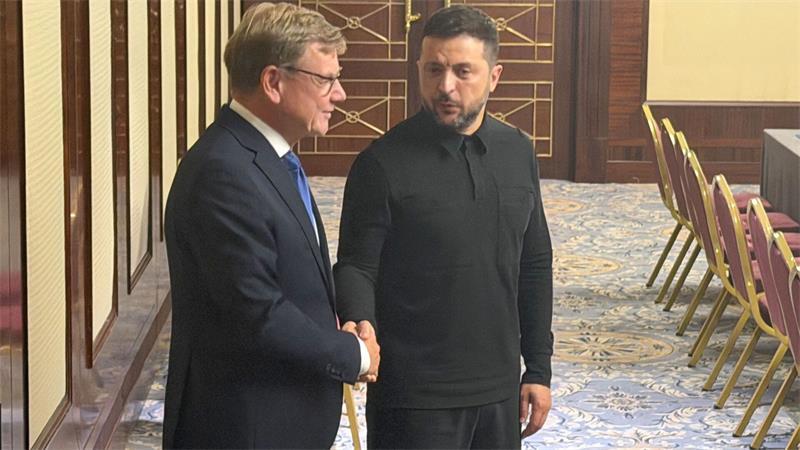 Bundesaußenminister Johann Wadephul (CDU) erwartet, dass die Ukraine den russischen Angriffskrieg gegen die Ukraine gewinnt. (Archivbild)