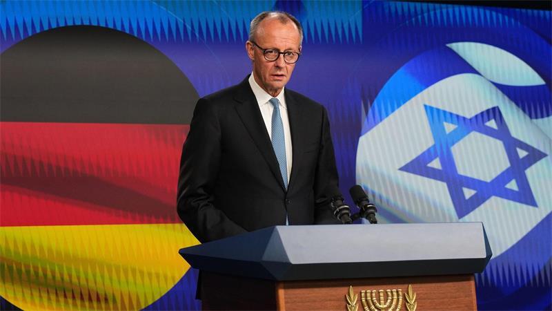 Israel erinnert an Hamas-Massaker - Rufe nach Untersuchung Bundeskanzler Friedrich Merz (CDU) hat Israel die Unterstützung Deutschlands zugesagt. (Archivbild)
