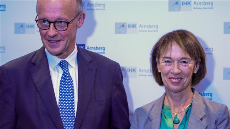 Bundeskanzler Friedrich Merz (CDU) und seine Frau Charlotte (Archivfoto)