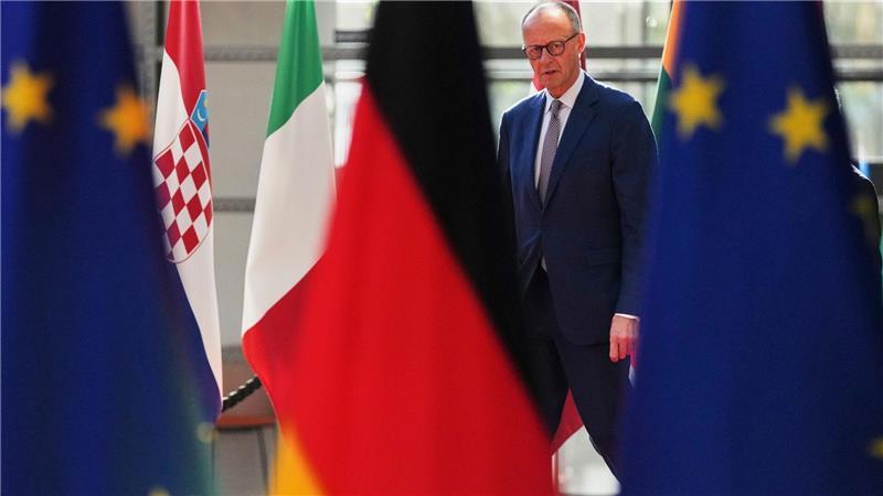 Bundeskanzler Friedrich Merz wirbt im Zollstreit mit den USA für eine Abschaffung aller Abgaben.