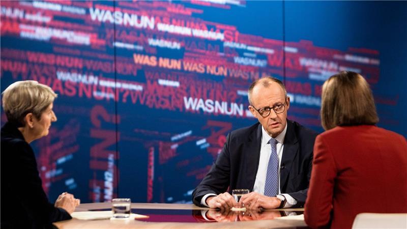 Bundeskanzler Merz stellte sich im ZDF Fragen zur Ukraine. 