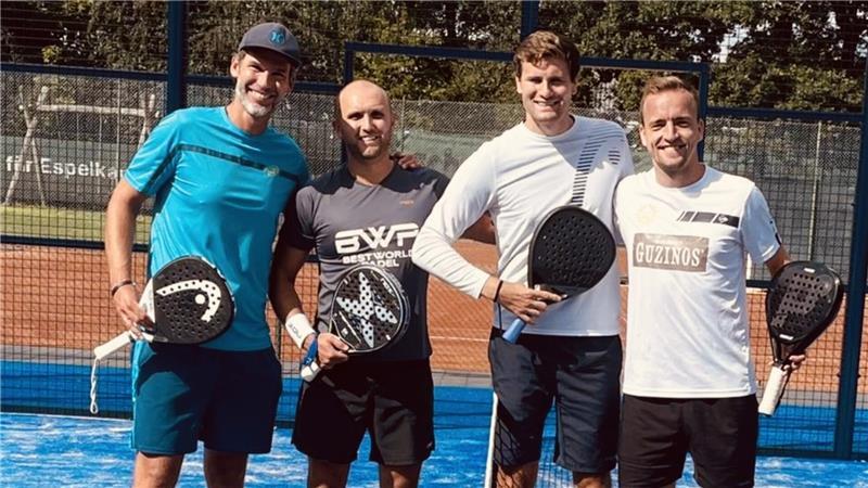 Bundesligaspieler André Holzmüller (links) aus Buxtehude will beim ASC seine Erfahrungen in dem Trendsport weitergeben.