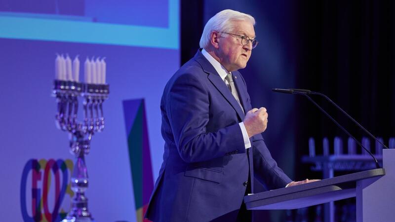 Steinmeier: „Deutschland bleibt Heimat für Juden“ Bundespräsident Frank-Walter Steinmeier spricht zum Auftakt des Jüdischen Gemeindetags in Berlin.