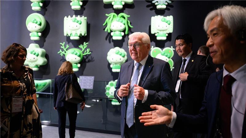 Beethoven und Bundespräsident - Deutscher Tag auf der Expo Bundespräsident Steinmeier eröffnet den Deutschen Nationentag bei der Expo 2025.