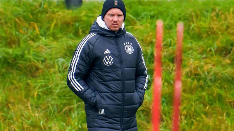 In Baumanns Socken: Nagelsmann will jetzt Platz eins Bundestrainer Nagelsmann muss für das letzte Heimspiel des Jahres Personalentscheidungen fällen