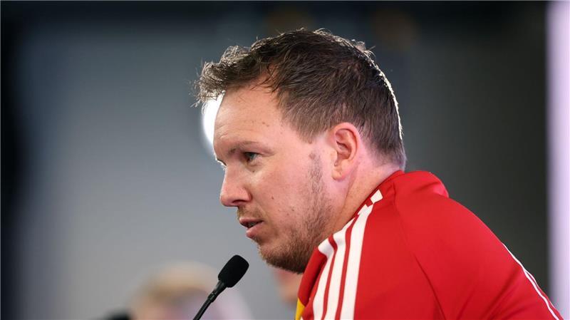 Bundestrainer Nagelsmann spricht vor dem Testspiel gegen Ghana. 
