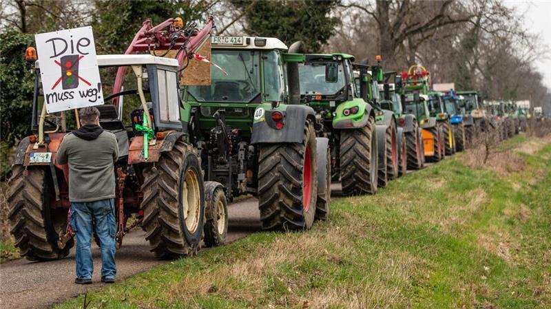 Bundesweit demonstrierten zu Beginn des vergangenen Jahres Landwirtinnen und Landwirte gegen die aktuelle Bundesregierung.