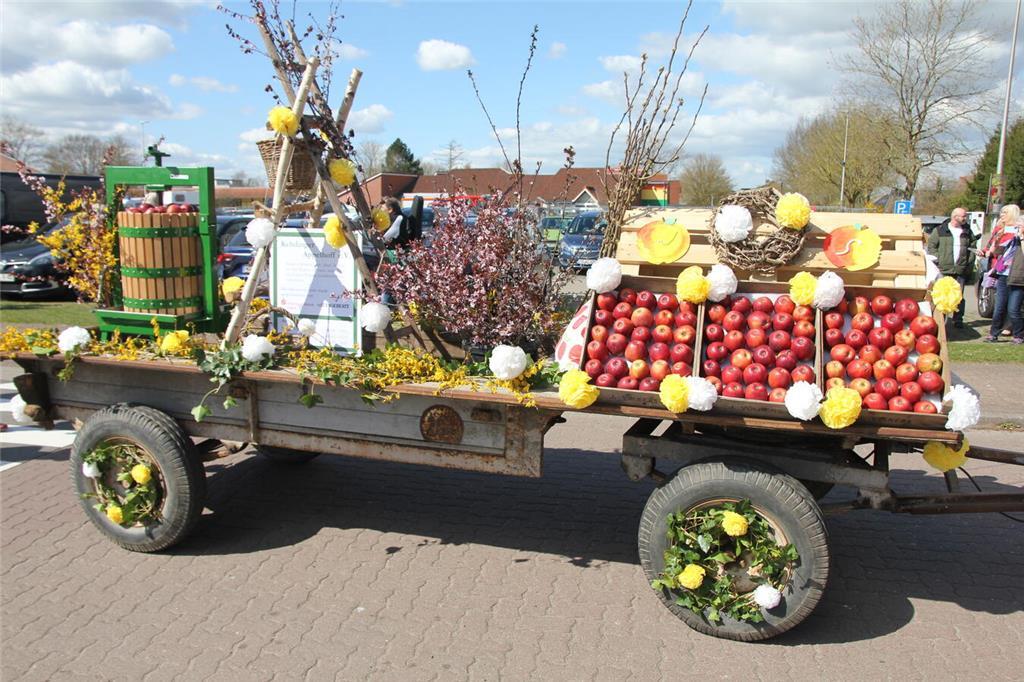 Bunt und gesund: So sah der Anhänger vom „Appelhoff“ aus.