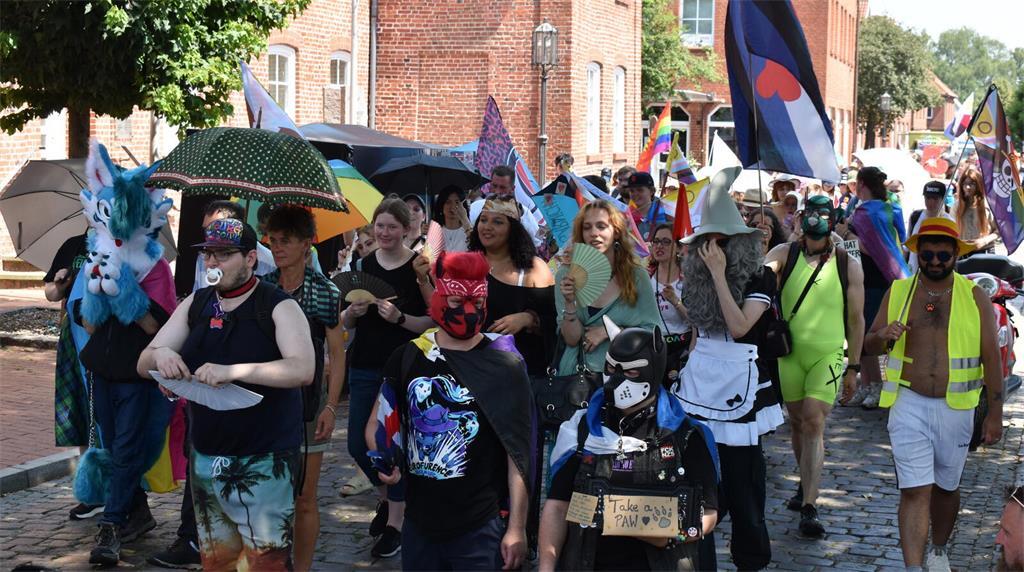 Bunter Zug durch Stade: Der CSD vereint Demonstration, Community, Kultur und pol...