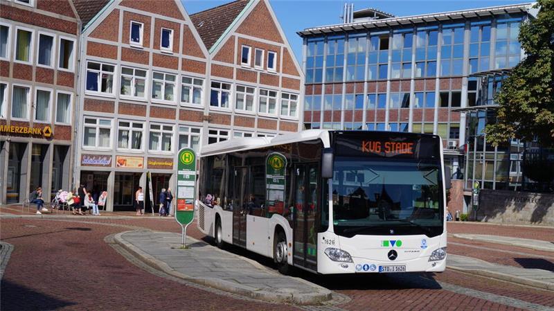 Busse der KVG fahren in Stade anders Buslinien