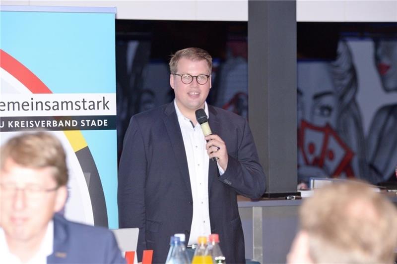 Buxtehudes CDU-Vorsitzender Alexander Krause kandidiert auf der Südliste seiner Partei auf Platz zwei. Foto: Wisser