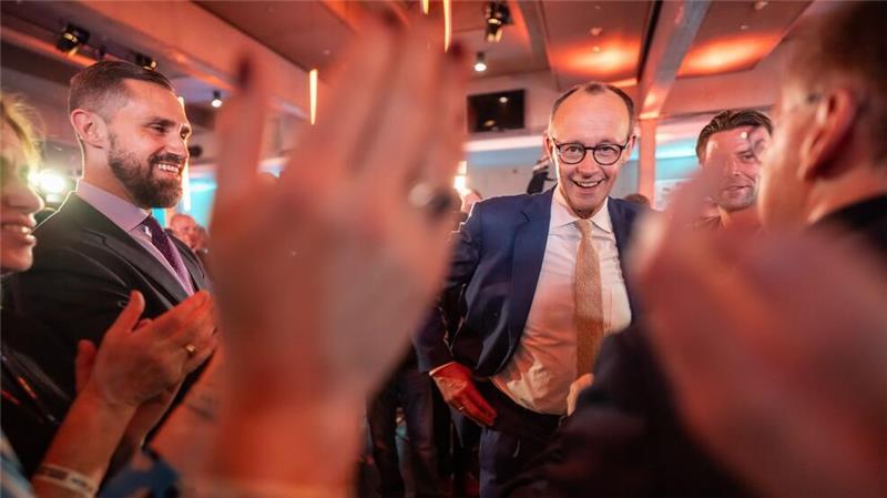 CDU-Chef Friedrich Merz schnitt in einer Zuschauer-Befragung am besten ab.