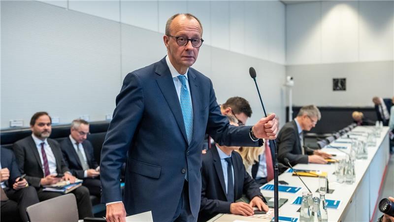 CDU-Chef Merz sieht das Vertrauen zwischen Union und SPD wachsen.