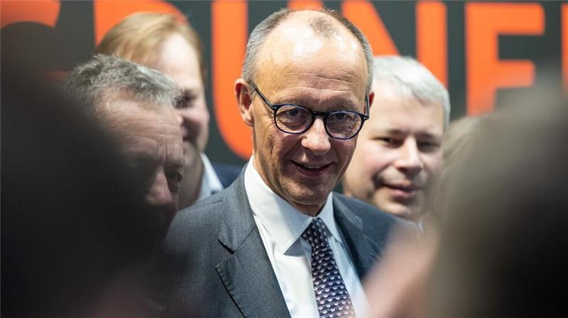 CDU-Kanzlerkandidat Friedrich Merz hat auf der Grünen Woche in Berlin viele Versprechungen in Richtung der Landwirtschaft gemacht.