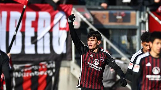 Can Uzun erzielte zwei Treffer für den 1. FC Nürnberg.