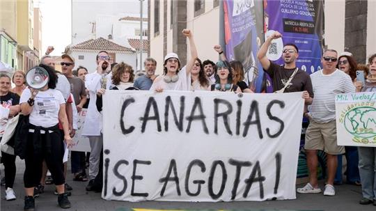 Canarias se agota - die Kanaren haben genug.