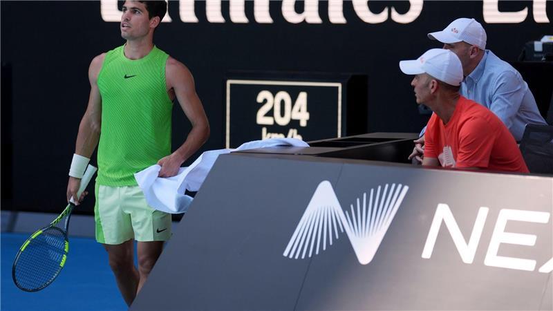 Carlos Alcaraz hatte große körperliche Probleme.