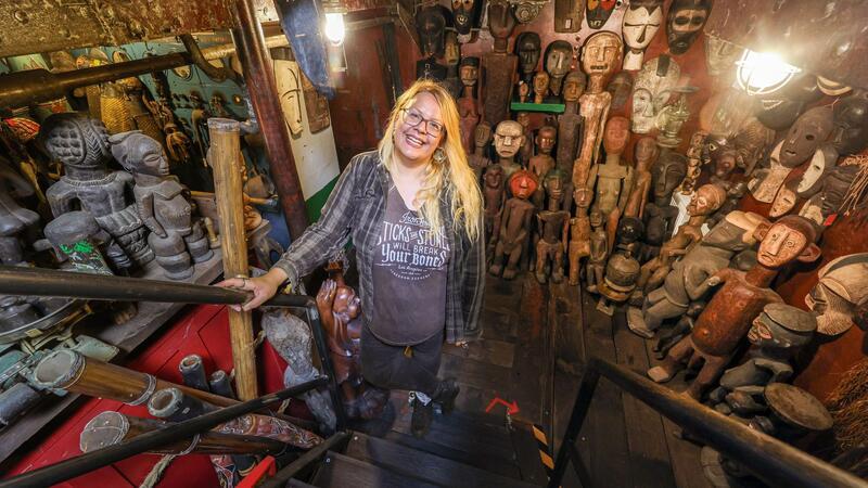 Carolin Uhde ist die Kuratorin von „Harrys Hafenbasar“. (Archivbild)