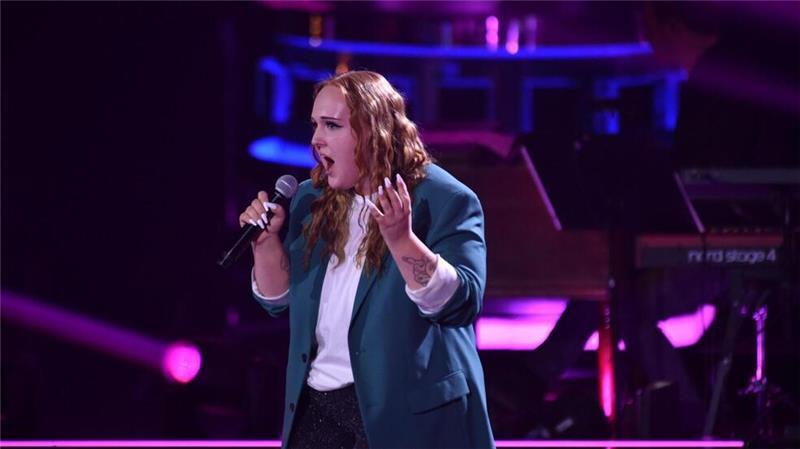 Ob sich jemand umdreht? Geestländerin tritt bei „The Voice“ auf Celina Lücke singt bei „The Voice“.