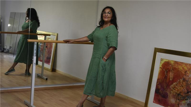 Chantal Fathije Mohsenian hat im Haus ein kleines Ballettstudio einrichten lassen.