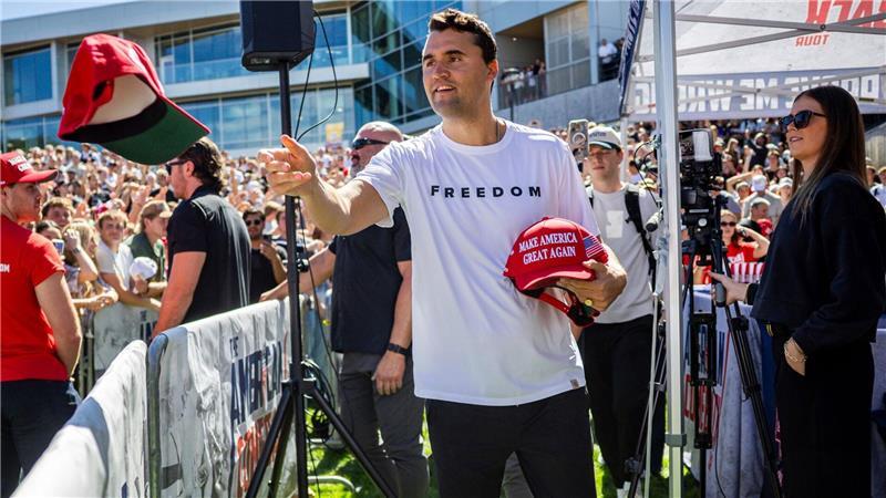 Charlie Kirk trat vergangenen Mittwoch auf einem Uni-Campus auf, als ihn der tödliche Schuss traf. (Archivbild)
