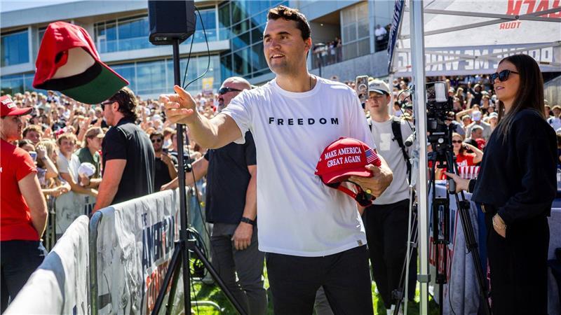 Die letzte Frage an Charlie Kirk kam von ihm Charlie Kirk war am Mittwoch bei einer Veranstaltung erschossen worden, bei der er mit Studenten politische und gesellschaftliche Themen debattieren wollte.
