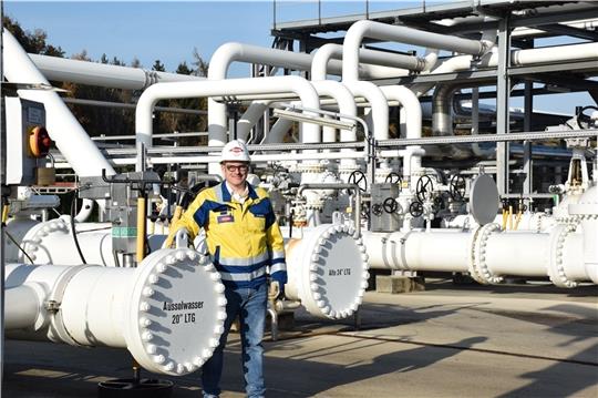 Dow betreibt Europas größtes Salzbergwerk Chef des Aussolungsbergwerkes in Ohrensen: Ingenieur Christian Duryn (42). Fotos: Strüning